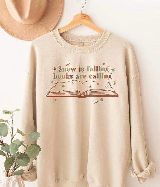 snow is falling sweatshirt/tee