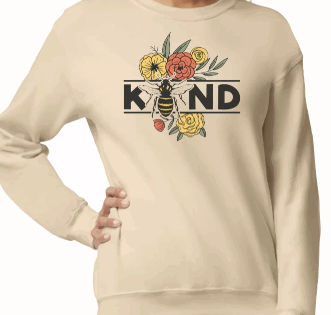 bee kind tee/ sweatshirt