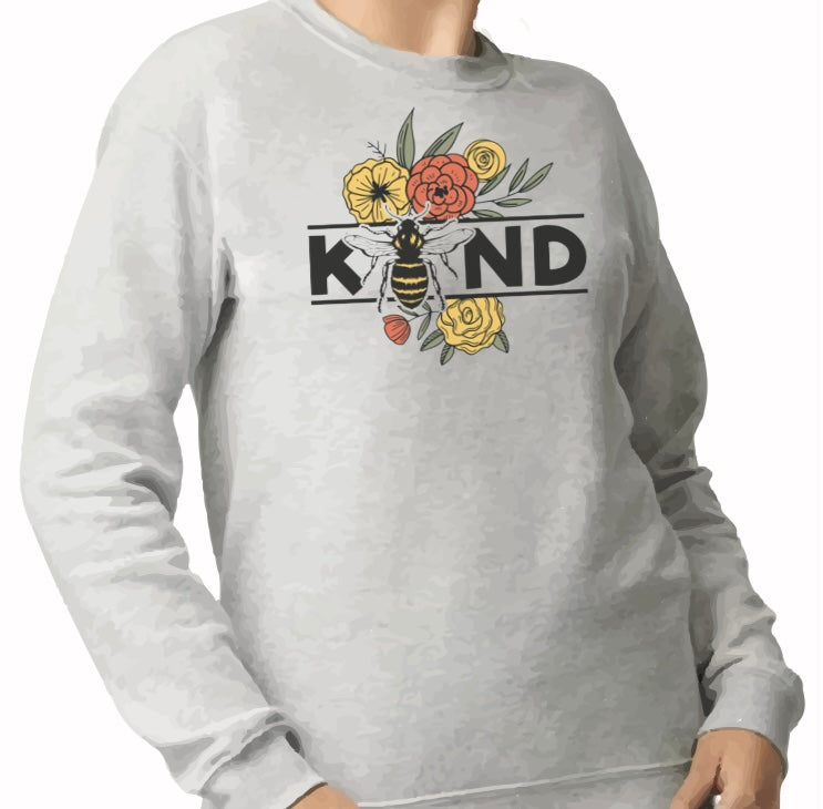 bee kind tee/ sweatshirt