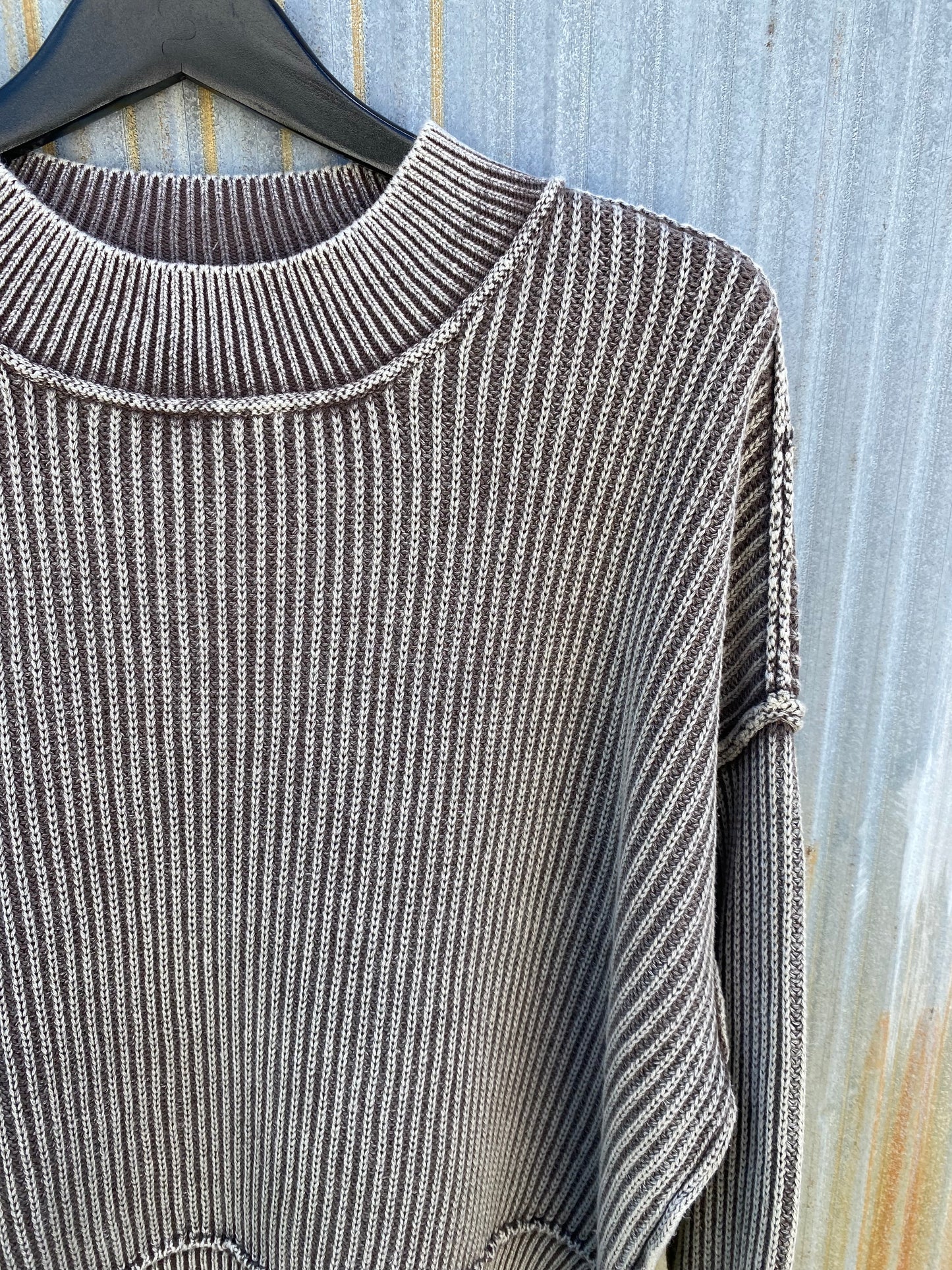 mocha cozy sweater