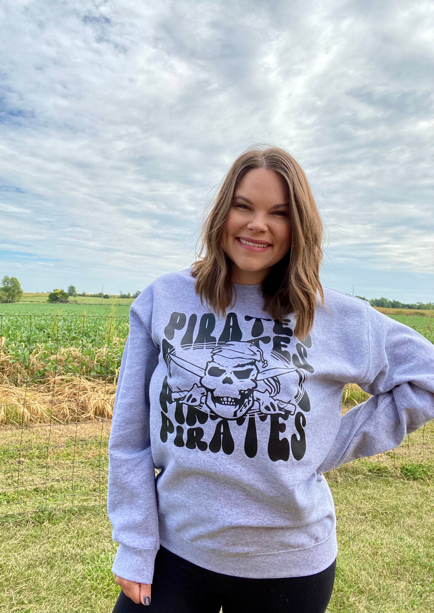 always a pirate tee/ sweatshirt