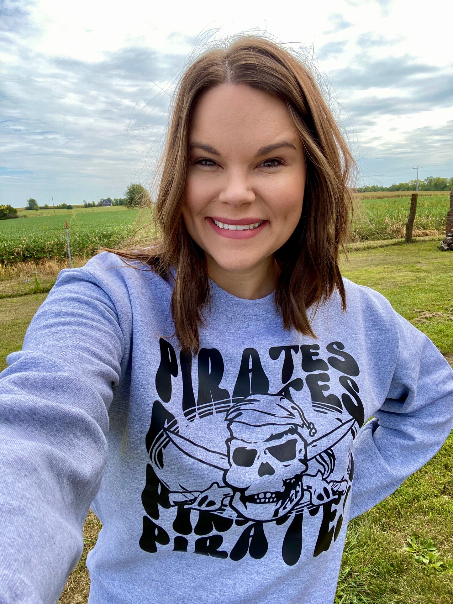 always a pirate tee/ sweatshirt